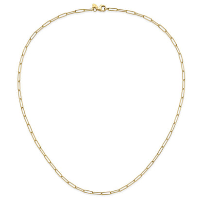 10K Yellow Gold Polished Fancy Link Necklace