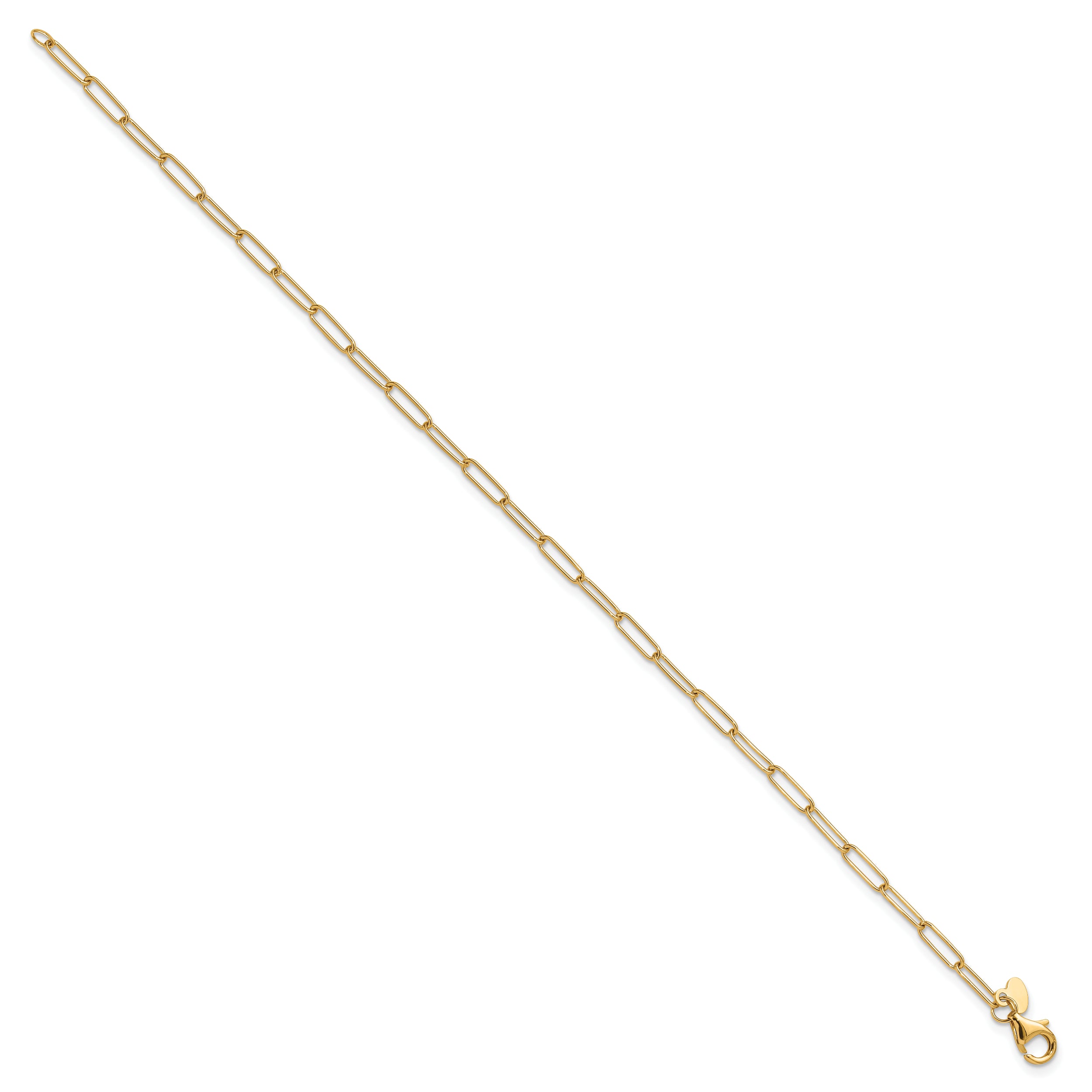 10K Yellow Gold Polished Fancy Link Bracelet