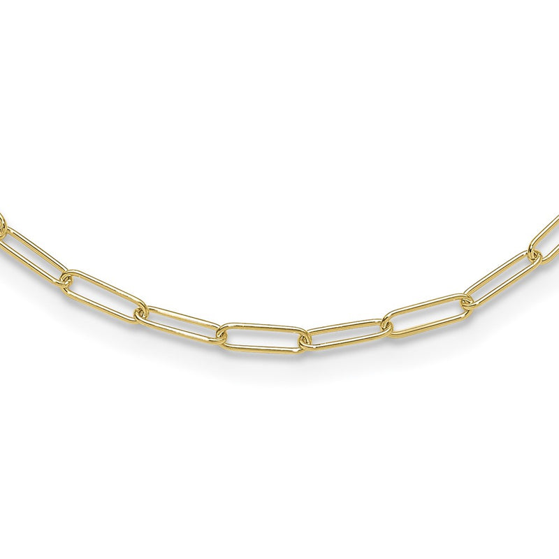 Leslie's 10K Yellow Gold Polished Fancy Link Chain Necklace