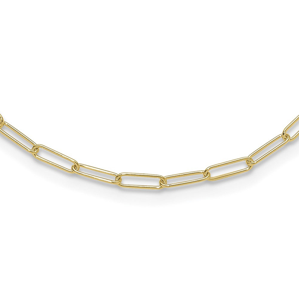 10K Yellow Gold Polished Fancy Link Necklace