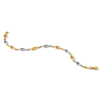 7-5-inch-10k-two-tone-polished-bracelet