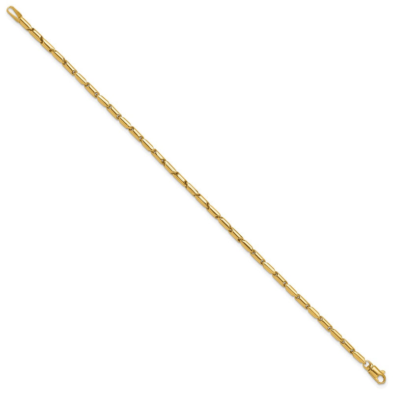 10K Yellow Gold Polished Fancy Link Bracelet