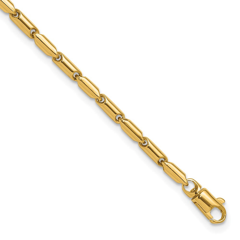 10K Yellow Gold Polished Fancy Link Bracelet