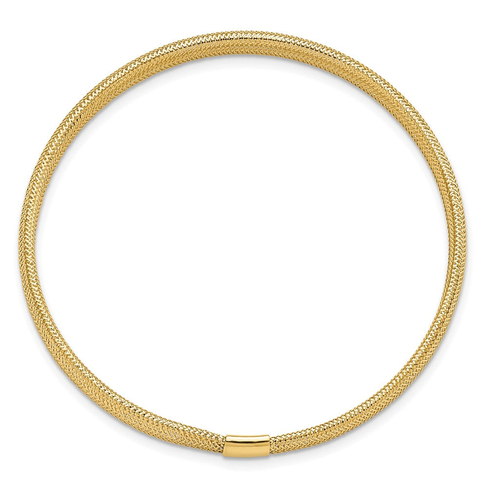 10K Yellow Gold Polished Stretch Bracelet
