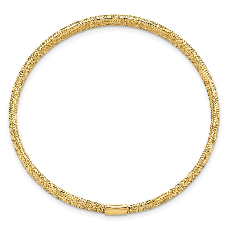 10K Yellow Gold Polished Stretch Bracelet
