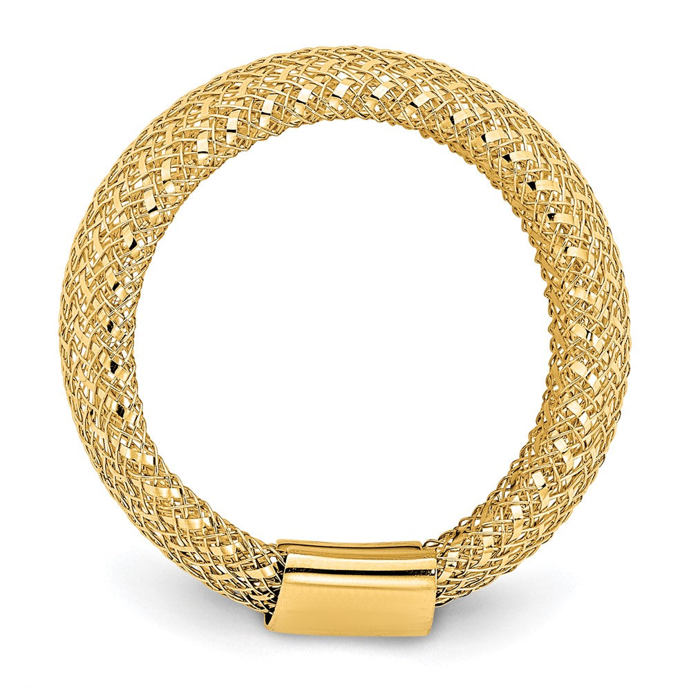 10K Yellow Gold Stretch Ring