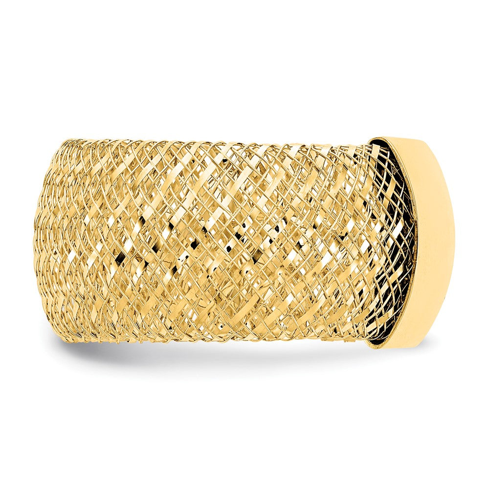 10K Yellow Gold Stretch Ring