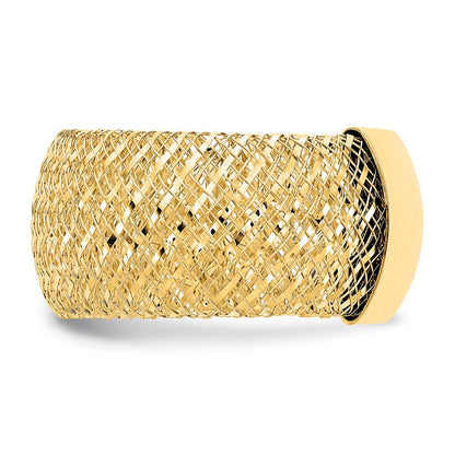 10K Yellow Gold Stretch Ring