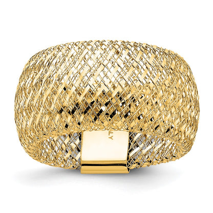 10K Yellow Gold Stretch Ring