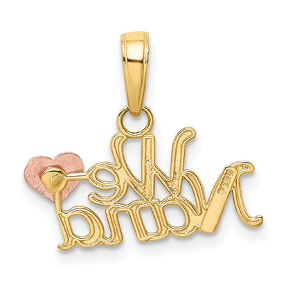 10K Two-Tone Two-Tone We Love Nana Charm