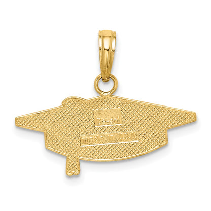 10K Yellow Gold Graduation Charm