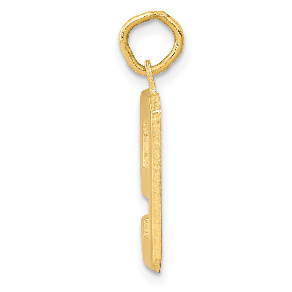 10K Yellow Gold Medium Polished Number 9 Charm