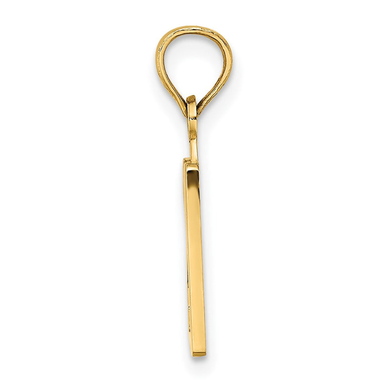 10K Yellow Gold 10K Number 20 Pendant