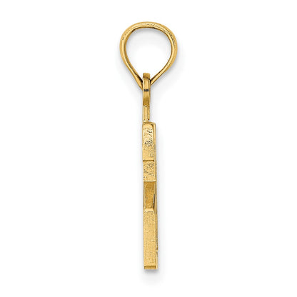 10K Yellow Gold 10K Number 21 Pendant