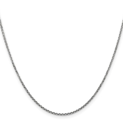 10K White Gold Wg 1.45mm D/C Cable Chain Necklace