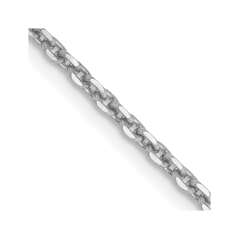 24 Inch 10K Wg 1.65mm D/C Cable Chain Necklace
