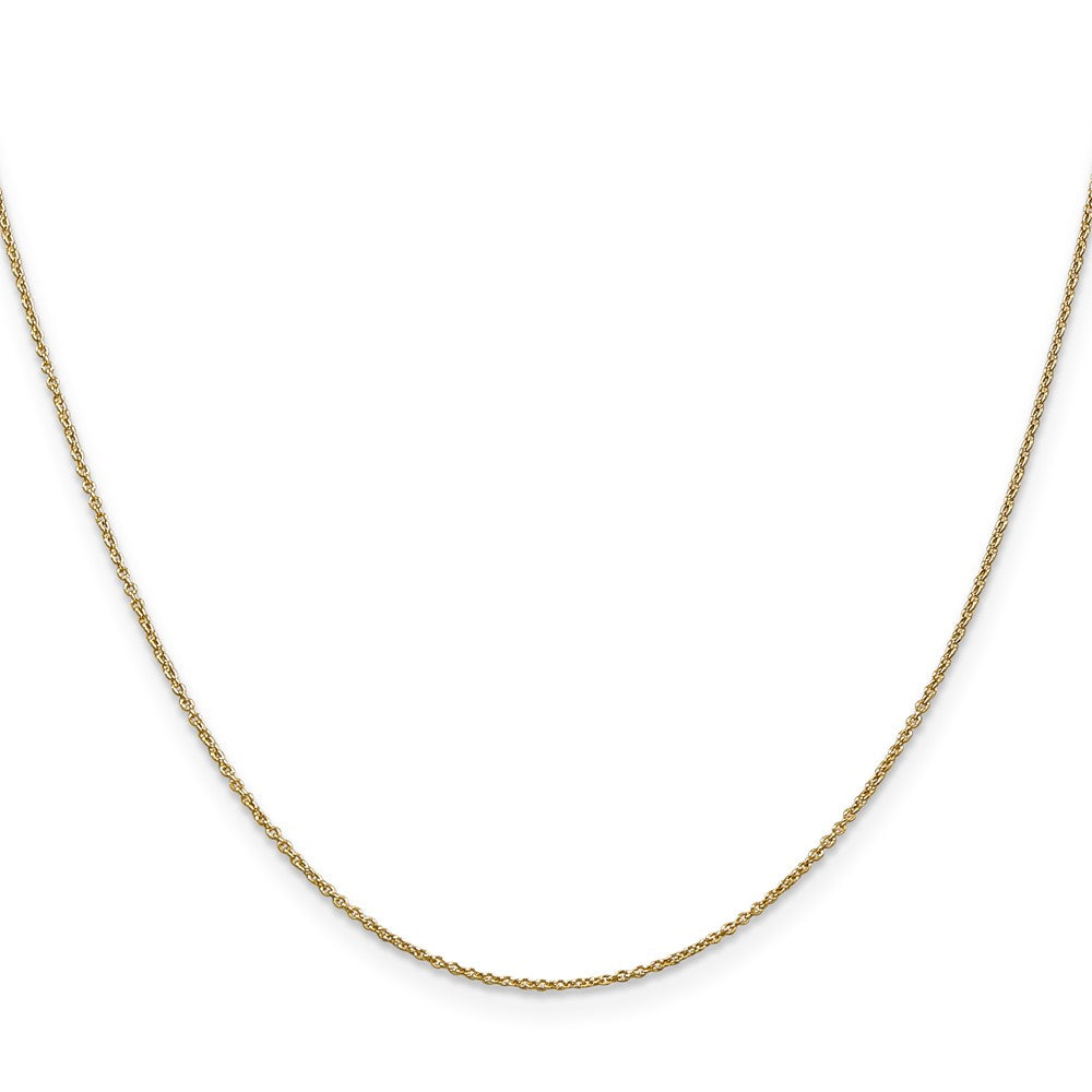 10K Yellow Gold .9mm Cable Chain Necklace