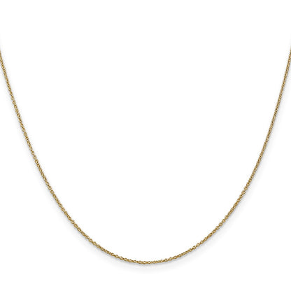 10K Yellow Gold .9mm Cable Chain Necklace