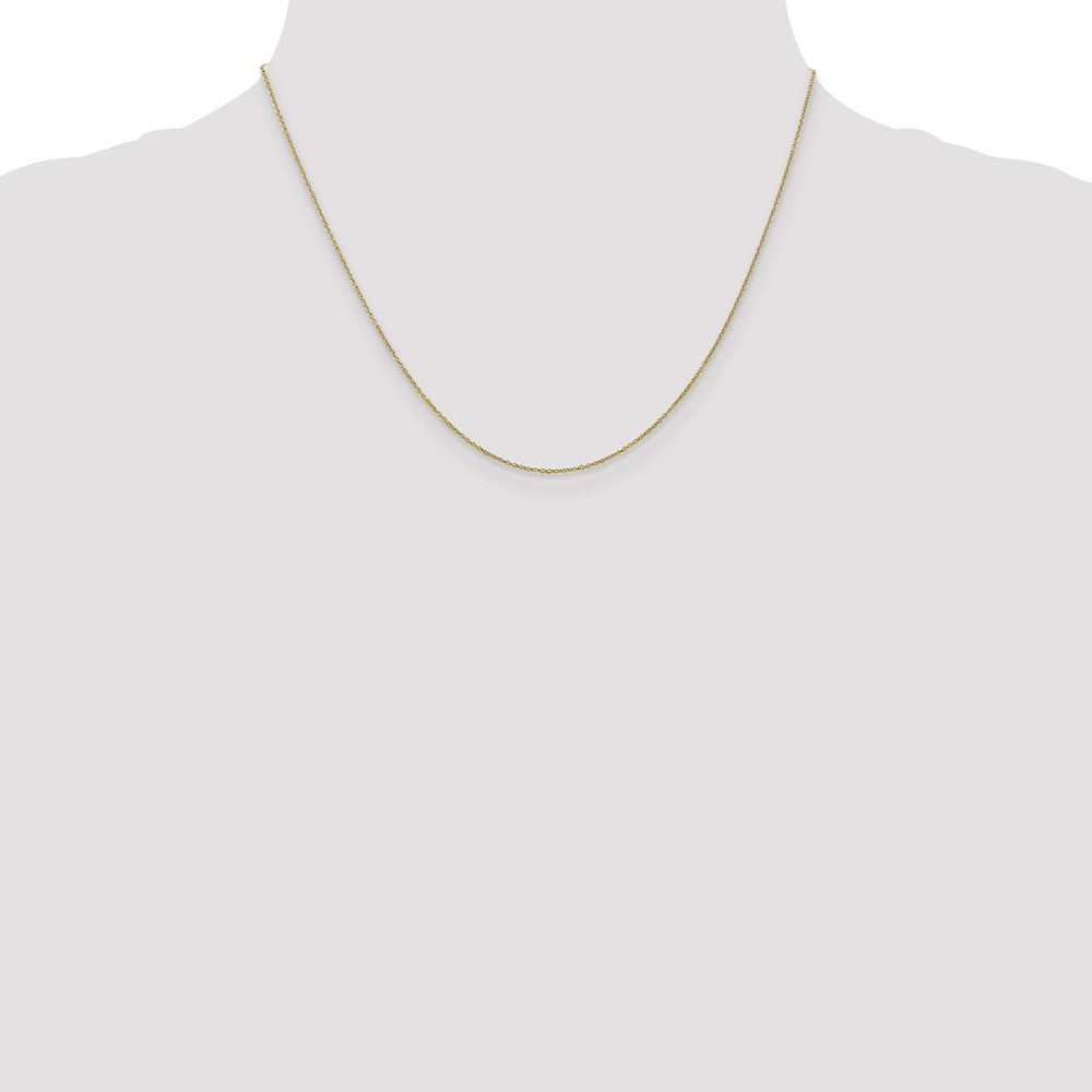 10K Yellow Gold .9mm Cable Chain Necklace