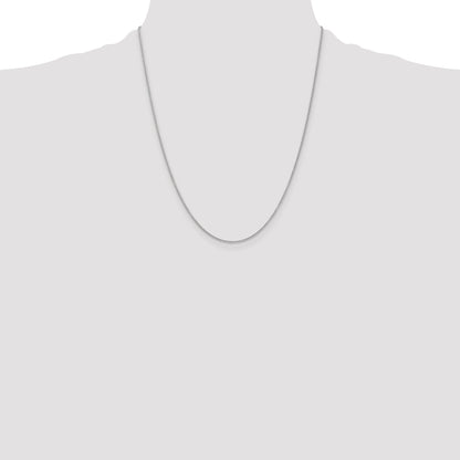 10K White Gold 10K Wg 1.2mm Cable Chain