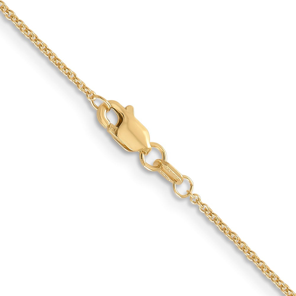 10K Yellow Gold 1.2mm Cable Chain Necklace