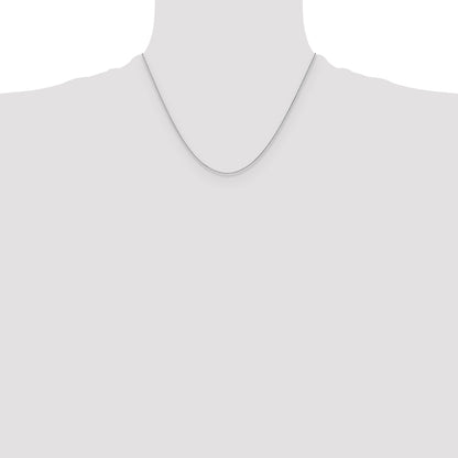 10K White Gold Wg 1.2mm D/C Cable Chain