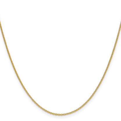 10K Yellow Gold 1.5mm Cable Chain