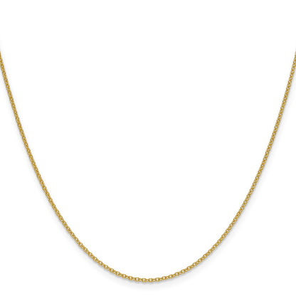 10K Yellow Gold 1.5mm Cable Chain Necklace