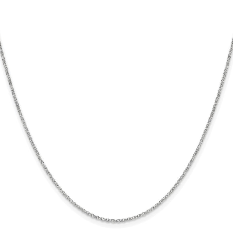 10K White Gold Wg 1.5mm Cable Chain Necklace