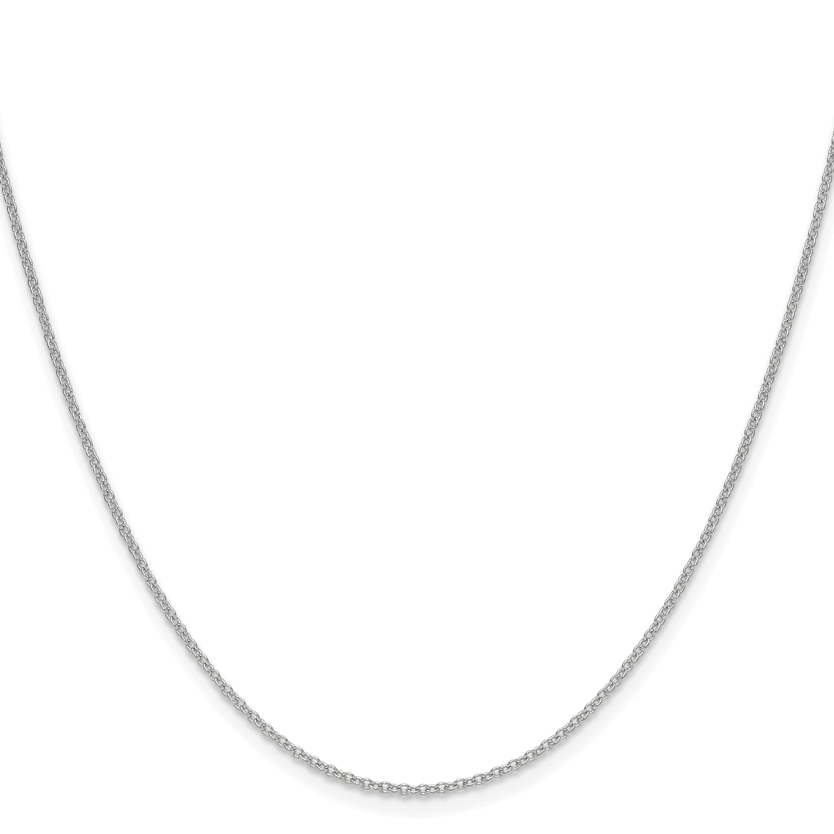 10K White Gold Wg 1.5mm Cable Chain