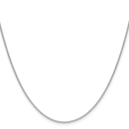10K White Gold Wg 1.5mm Cable Chain