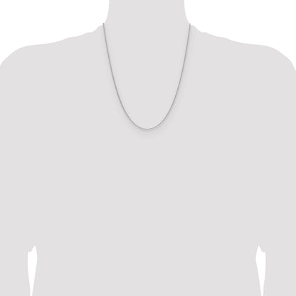 10K White Gold Wg 1.5mm Cable Chain