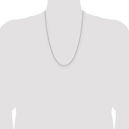 10K White Gold Wg 1.5mm Cable Chain