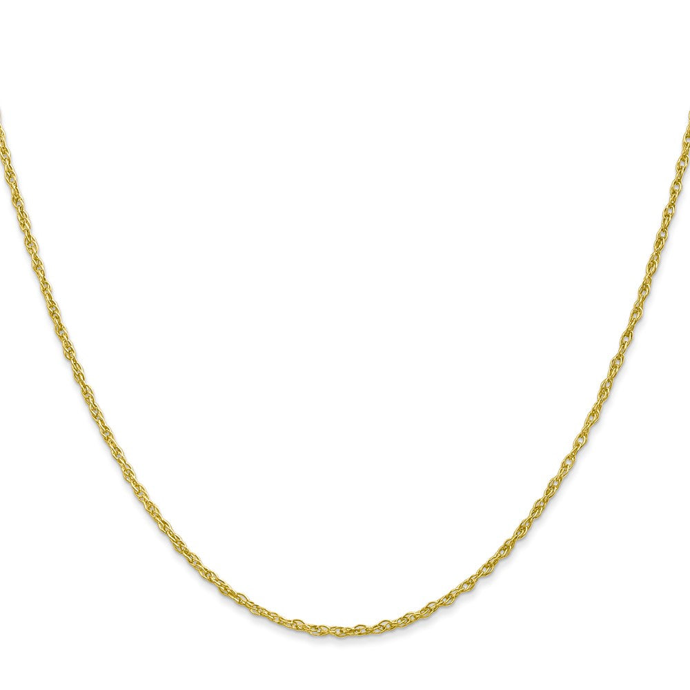 10K Yellow Gold 1.3mm Heavy-Baby Rope Chain Necklace