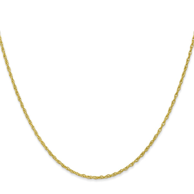10K Yellow Gold 1.3mm Heavy-Baby Rope Chain Necklace