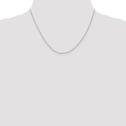 10K White Gold Wg .9mm Cable Chain