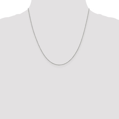 10K White Gold Wg .9mm Cable Chain