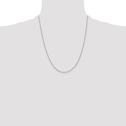 10K White Gold Wg .9mm Cable Chain