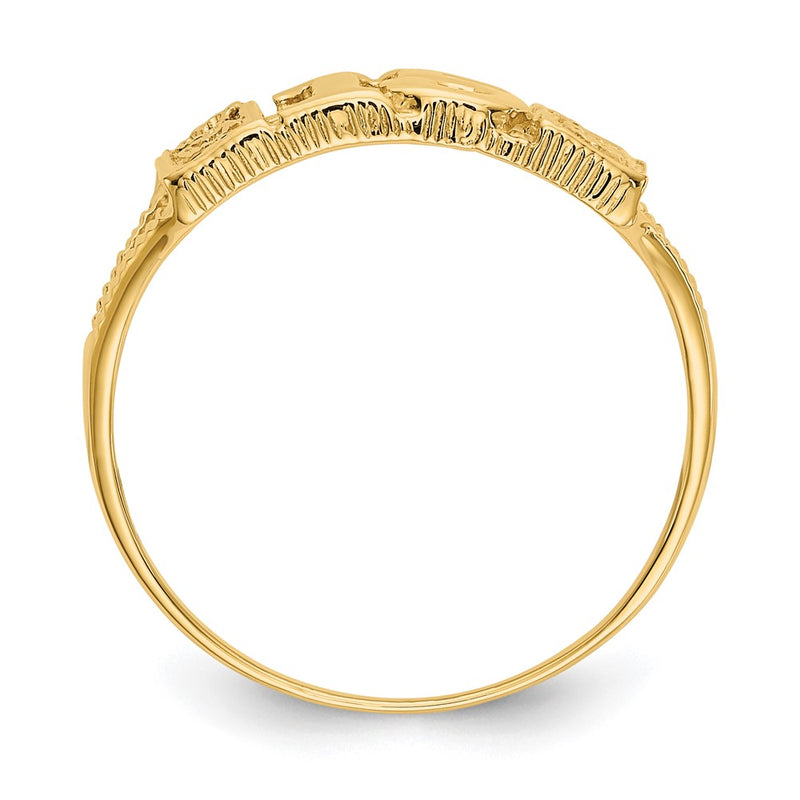10K Yellow Gold 15 Ring