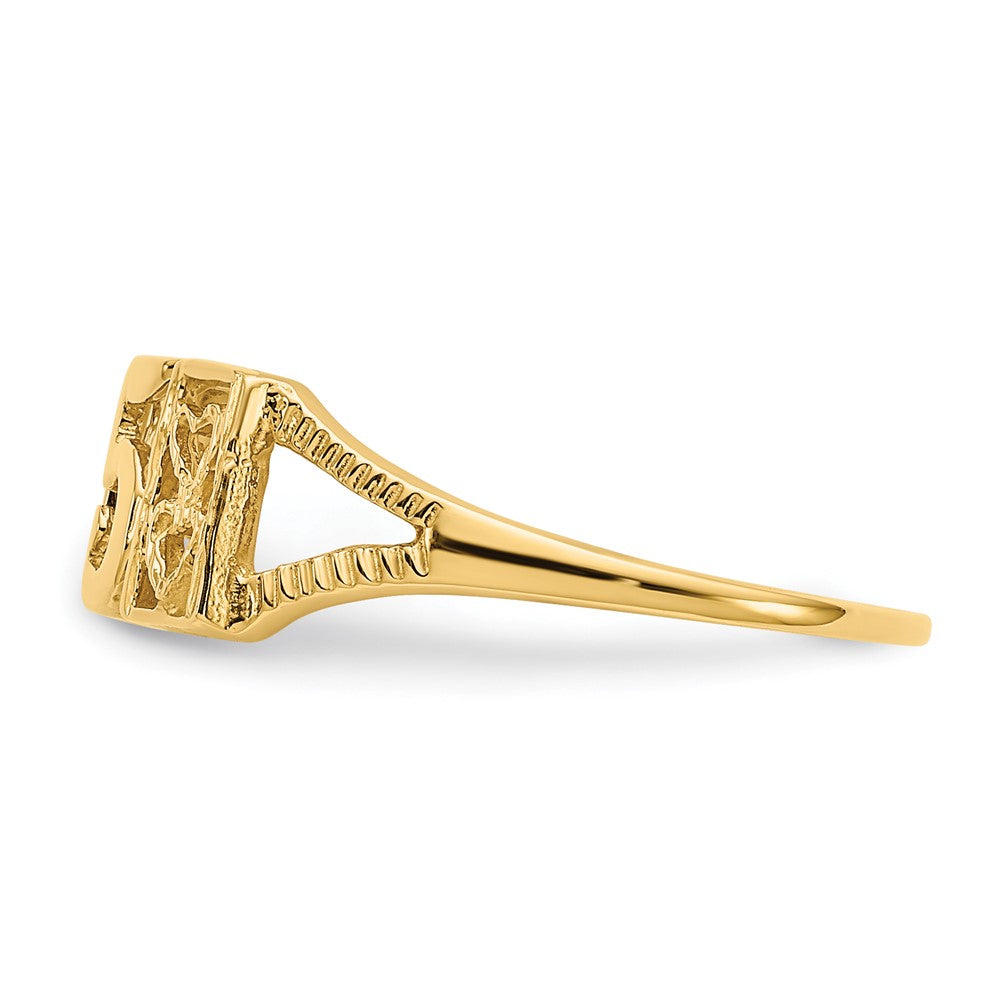10K Yellow Gold 15 Ring