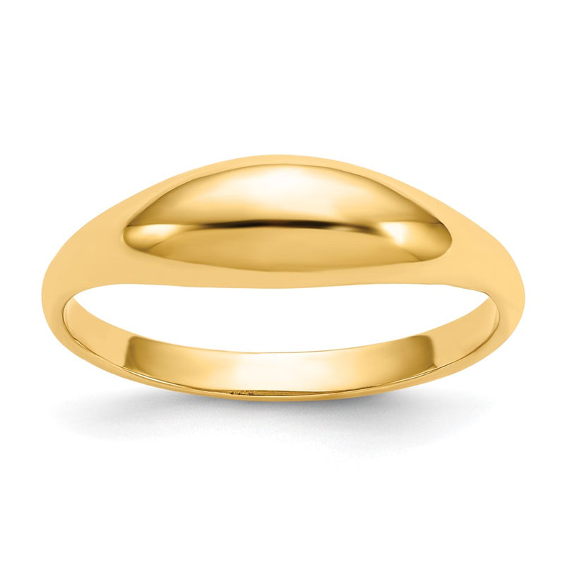 10K Yellow Gold Childs Polished Dome Ring