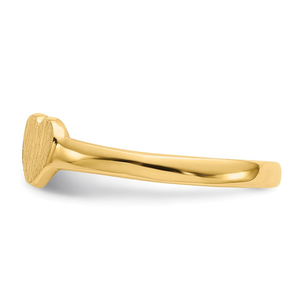 10K Yellow Gold Childs Double Heart Ring