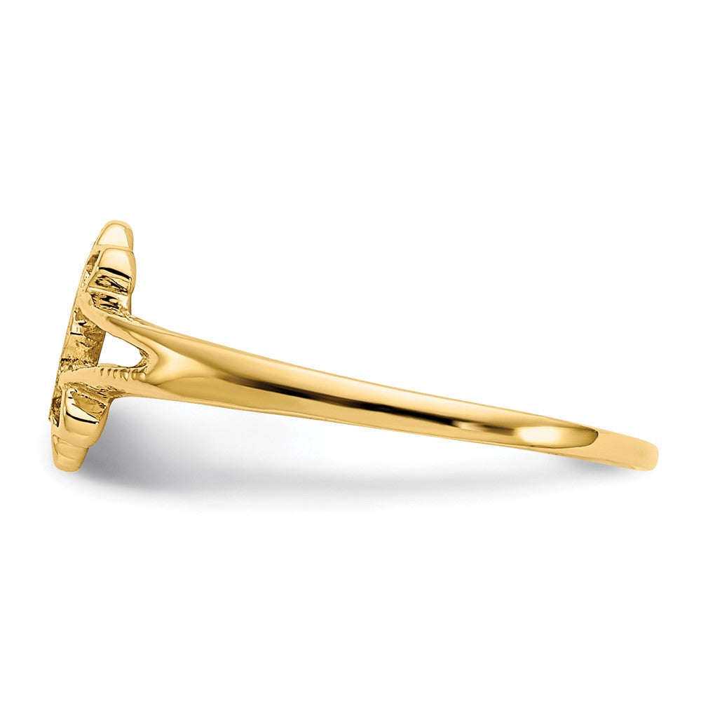 10K Yellow Gold Childs Fancy Signet Ring