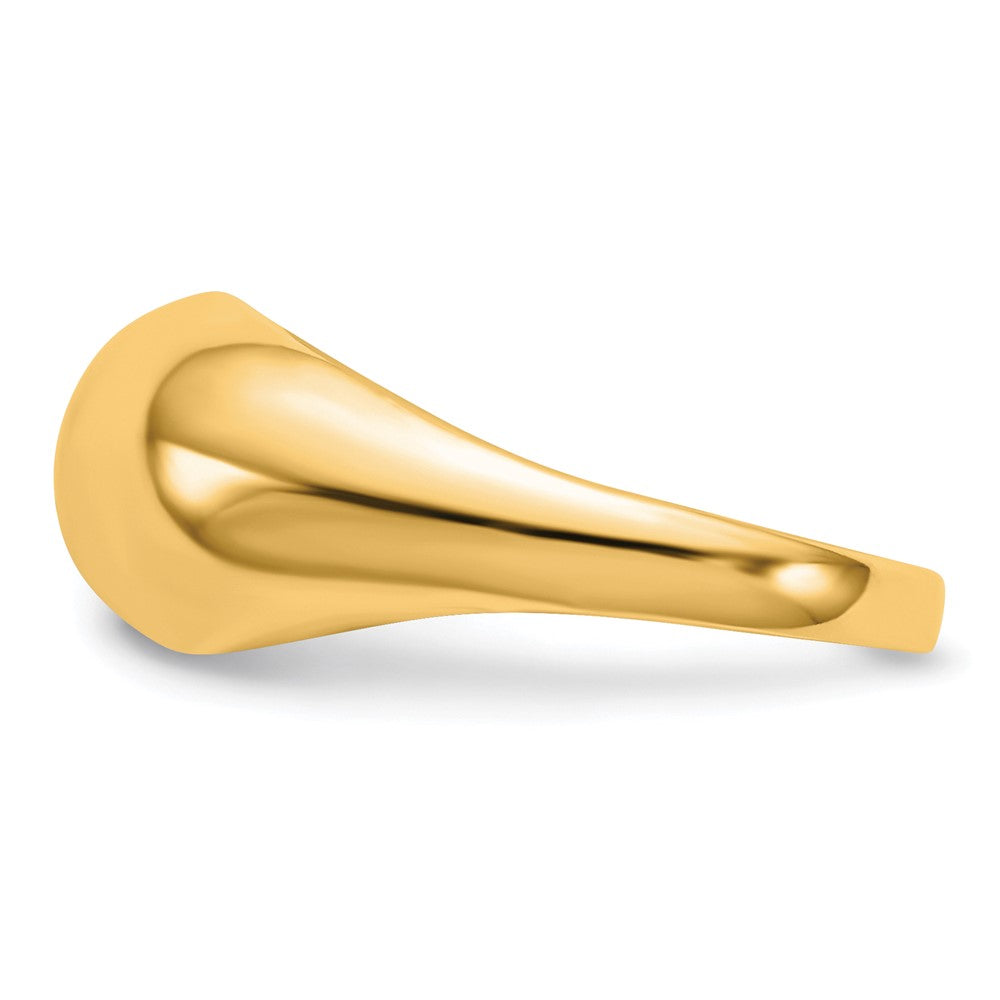 10K Yellow Gold 10K Polished Dome Ring