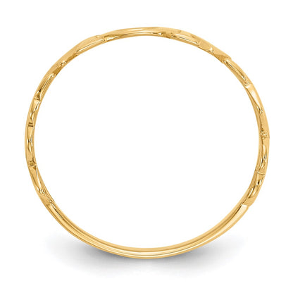 10K Yellow Gold 10K Polished Mom Ring