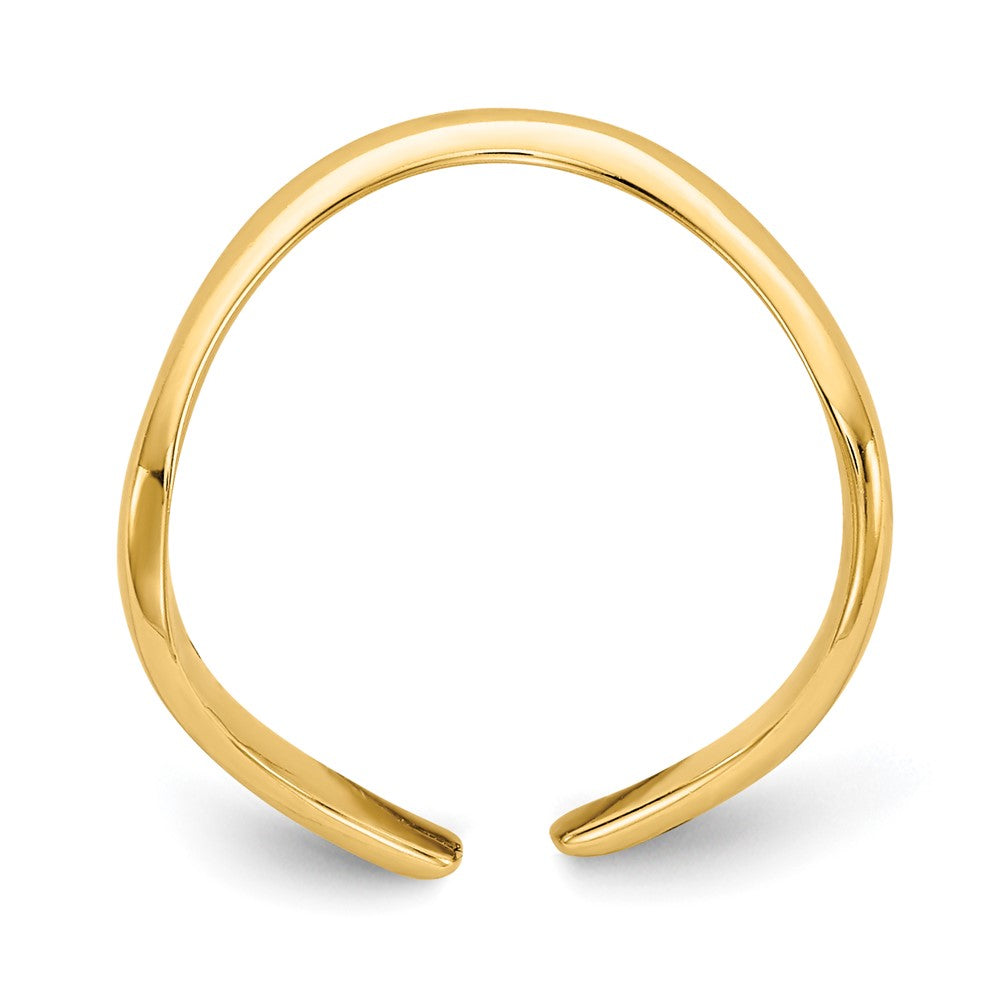 10K Yellow Gold Polished Toe Ring