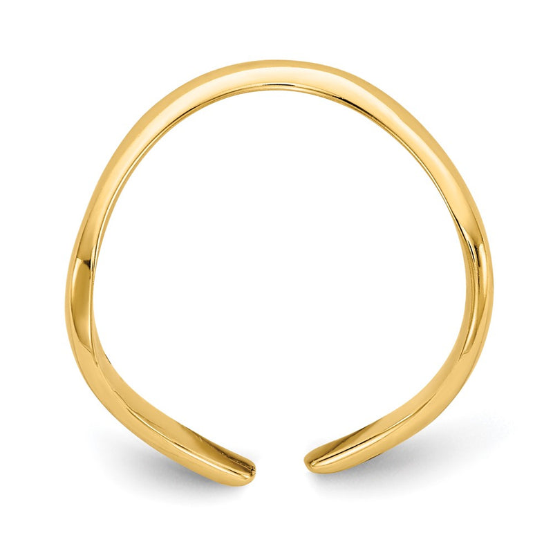 10K Yellow Gold Polished Toe Ring