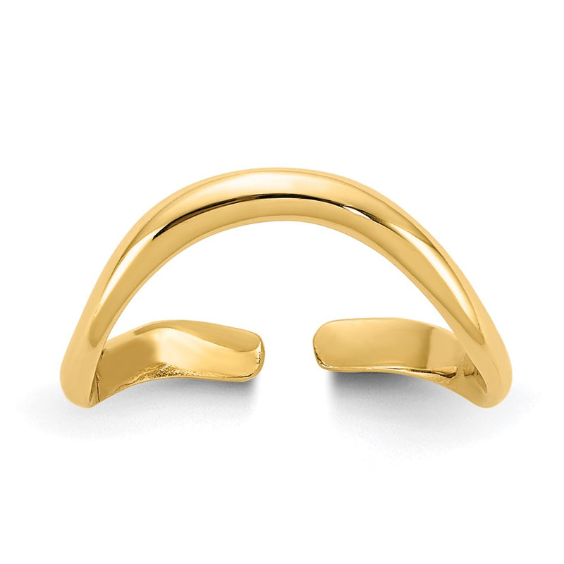 10K Yellow Gold Polished Toe Ring
