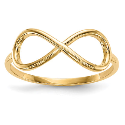 10K Yellow Gold 10K Polished Infinity Ring