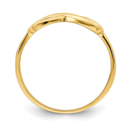 10K Yellow Gold 10K Infinity Ring